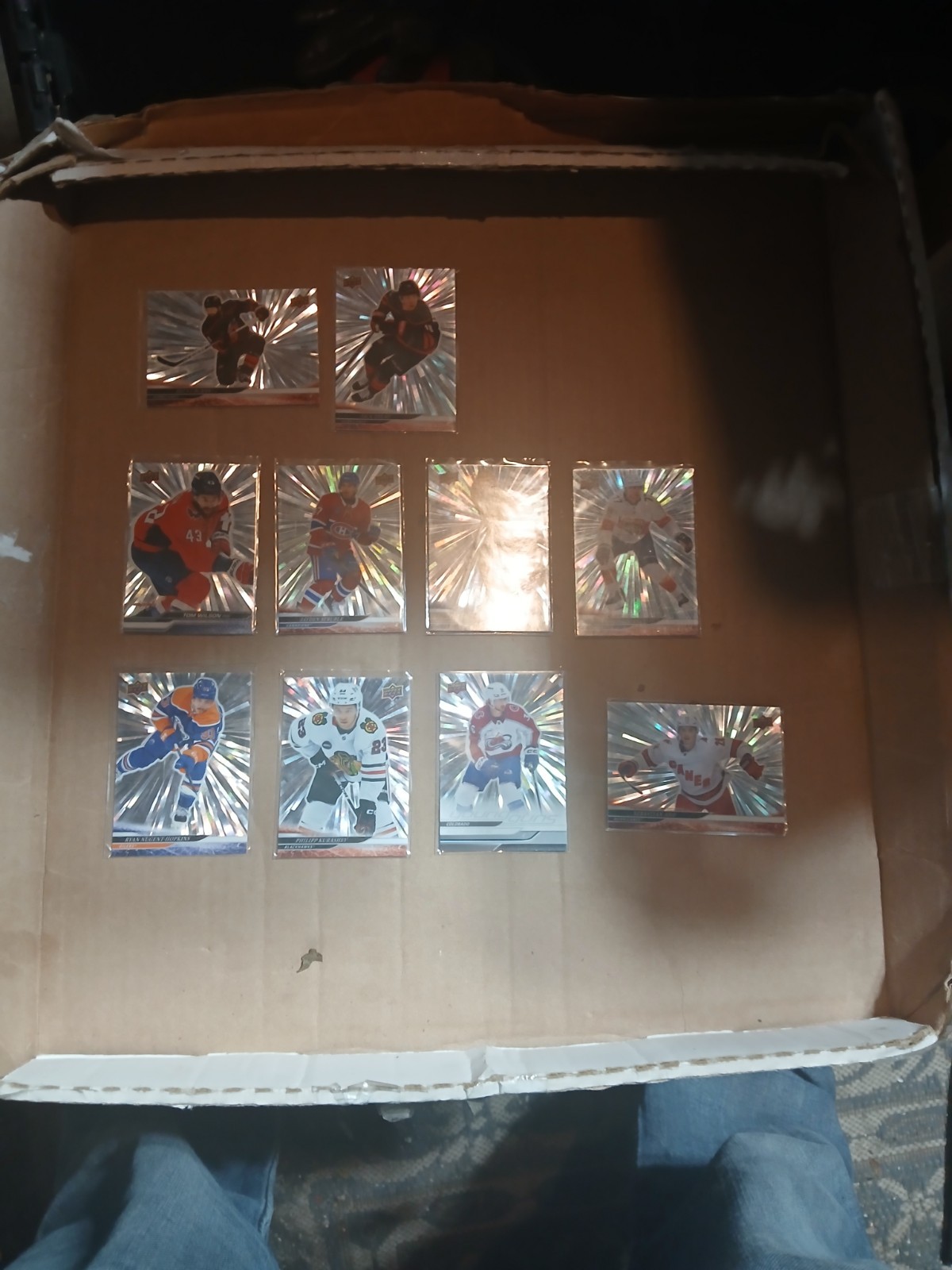 2024-2025 Upper Deck Hockey Out Burst 10 Card Lot