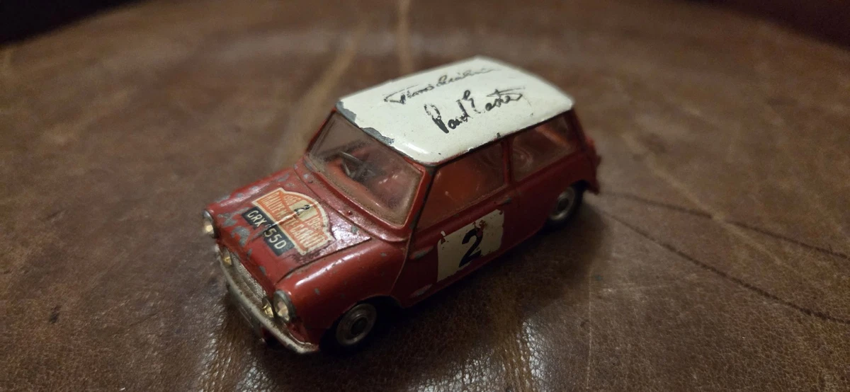 Miniature Corgi Toys BMC Mini Cooper S, Vainqueur Monte Carlo 1967, échelle 1/43, Rouge