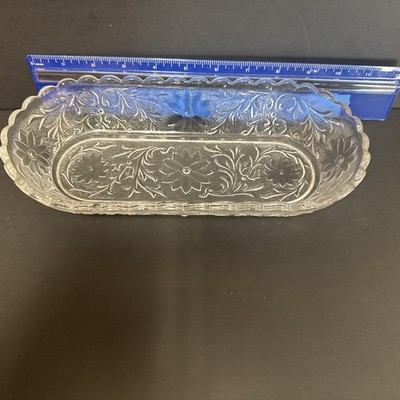 Oval Crystal Dish Design Crystal Bread, Dish ￼￼