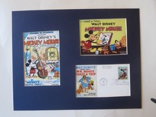 Mickey Mouse y Plutón en "Mickey's Good Deed" y portada del primer día