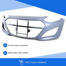 Fits Hyundai I30 5Dr 2012-2017 Front Bumper No PDC & Washer Holes Primed