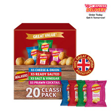 Walkers Classic Variety Multipack Crisps Box 20x25g