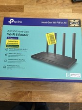 TP-Link Archer AX12 Next-Gen WiFi 6 AX1500 Mbps Dual Band WiFi Cable Router UK