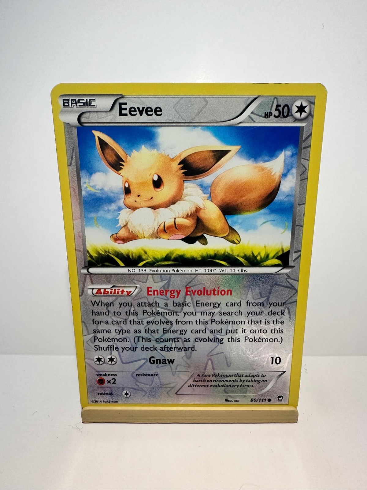Eevee 80/111 Common Furious Fists Pokemon Lightly Played