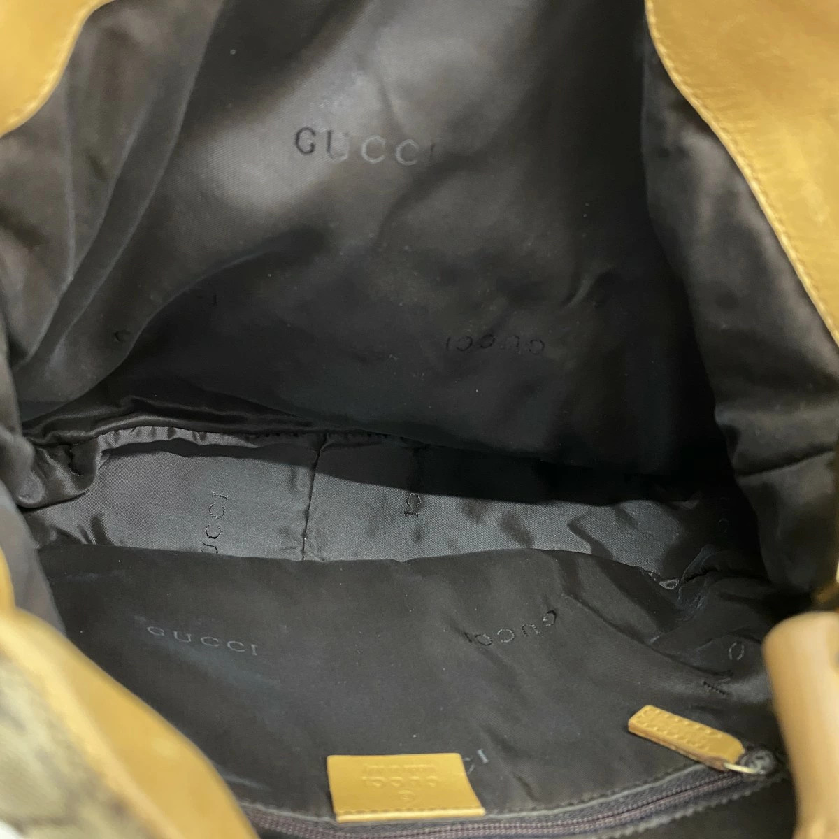 Gucci GG Canvas/Bamboo 2Way Handbag Brown Gold Hardware thumbnail 4