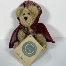 Boyd's Bears Bailey Bear With Tags Brown With Hooded Cape Jointed