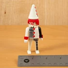 1974 Clown Pierrot Geobra - Playmobil Figure Red Hair Special Vintage Toy
