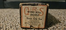 QRS Player Piano Roll 8082 Sioux City Sue Played By Frank Milne 1945 Made in USA