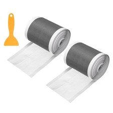 2Pcs Disposable Hair Catchers 3.94in x 32.8ft Mesh Drain Sticker with Tool
