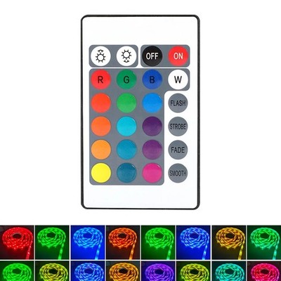 24 Schlüssel IR Fernbedienung Funk Controller für LED Streifen Lichter