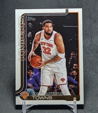 Karl-Anthony Towns 2025/26 Topps Basketball Flagship Card #19 New York Knicks