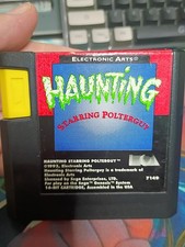 Haunting Starring Polterguy (Sega Genesis, 1993) Authentic Game Cartridge