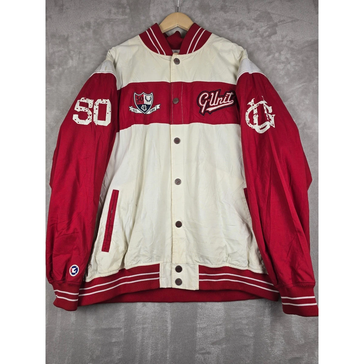 90's 当時物 g unit ナイロンスタジャン 50cent b-boy G-Unit Regular Size Coats, Jackets & Vests Nylon Outer Shell for