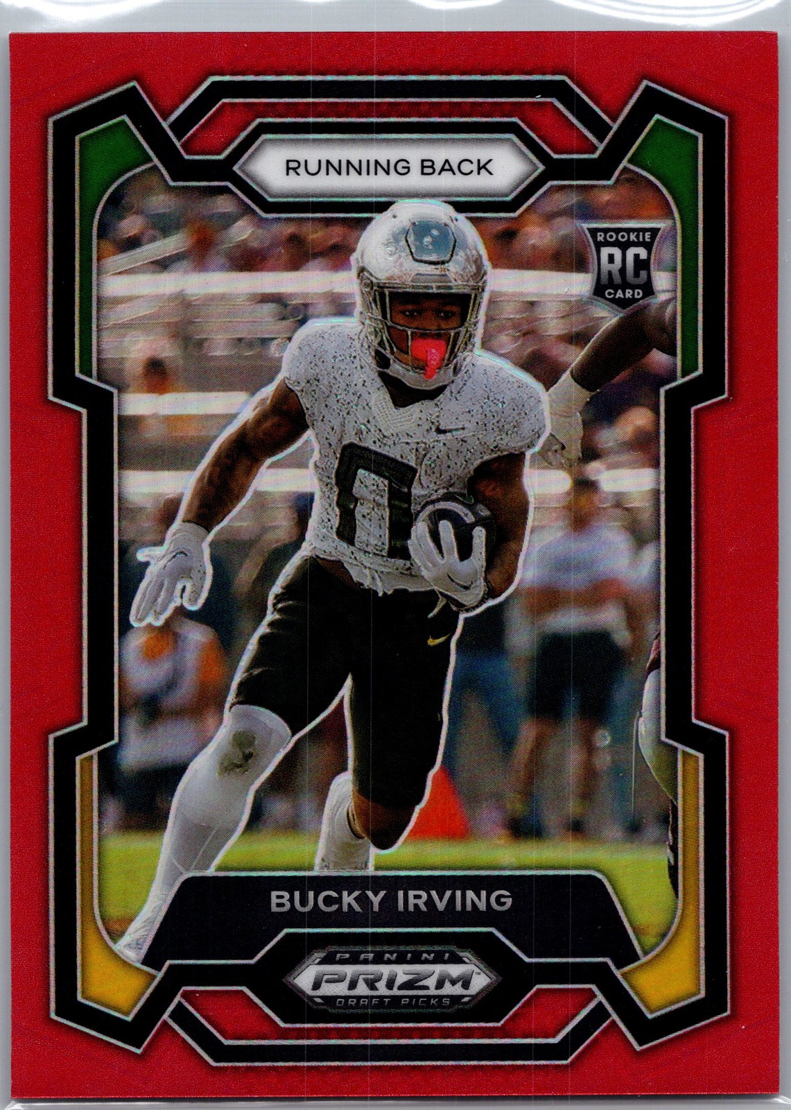 2024 Panini Prizm Draft Picks #172 Bucky Irving Red #/299