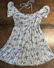 UO x Kimchi Courtney Cold Shoulder Kitten Mini Dress