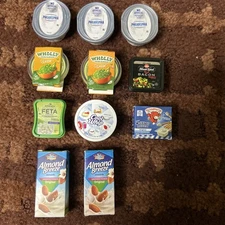 Lot Of 11 Mini Brands Foods: Milk, Cheese, Guacamole, Bacon