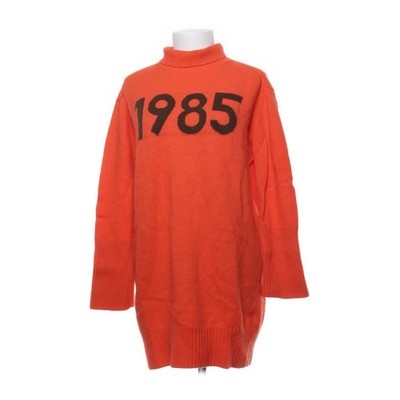 Massimo Dutti, Kleid, Größe: S, Orange, Elasthan/Kaschmir/Wolle, Sonstiges #ckR