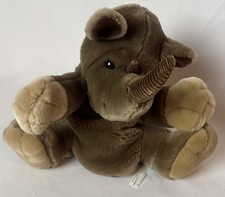 FAO Schwarz Plush Stuffed Rhino Hand Puppet 12  