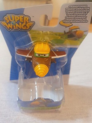 Super Wings Transform-a-Bots Character Todd - Transforming Aeroplane to Figure