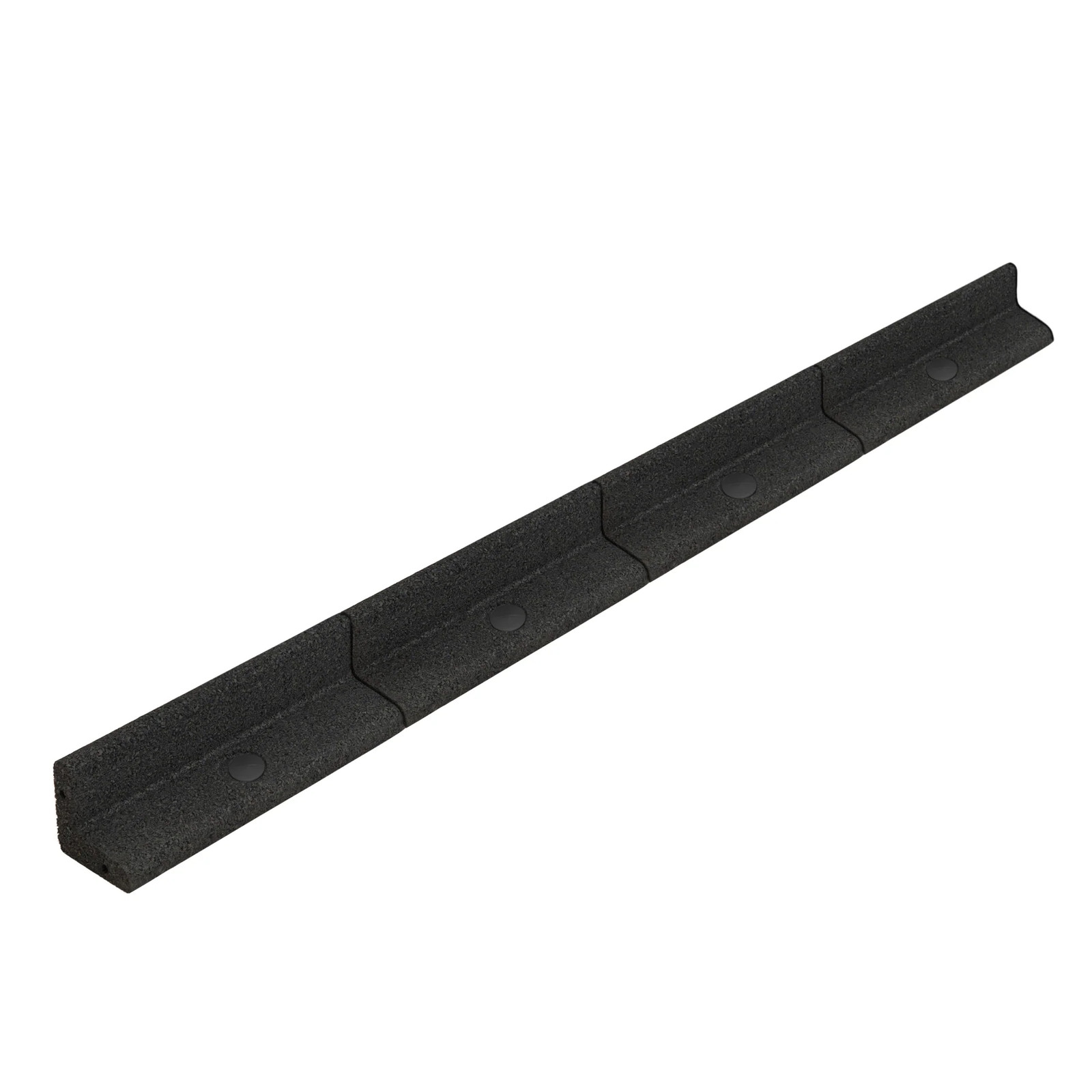 Flexible Lawn Edging 7.2 m Long Pack of 6 x 1.2m Black Garden