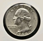 1964-D 90% Silver Washington Quarter US Mint Denver