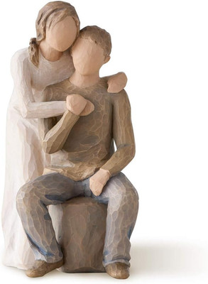 Hand-Painted You & Me Figurine - Lighter Skin Tones & Hair Color