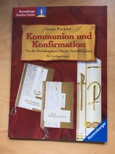 Bastelbuch Kommunion u.Konfirmation Karten und Kerzen Hobby Anleitung Basteln