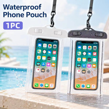 Waterproof Phone Pouch Case Touchscreen Dry Bag Neck Strap Beach Swimming