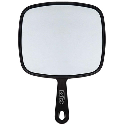 Extra Large Hand Mirror with Handle, 9'' W X 12'' L, Multi-Purpose Handheld Mirror