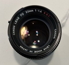Canon FD 50mm f/1.4 S.S.C. Standard MF Lens - Japan  Filter  Both Caps