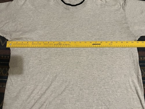 Vintage Fruit Of The Loom Blank Double Collar T Shirt Men’s XXL Single Stitch - Picture 5 of 9