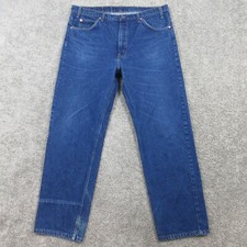 Vintage Levis Jeans Mens 38x30 Blue 505 Regular Straight Orange Tab Faded 1992
