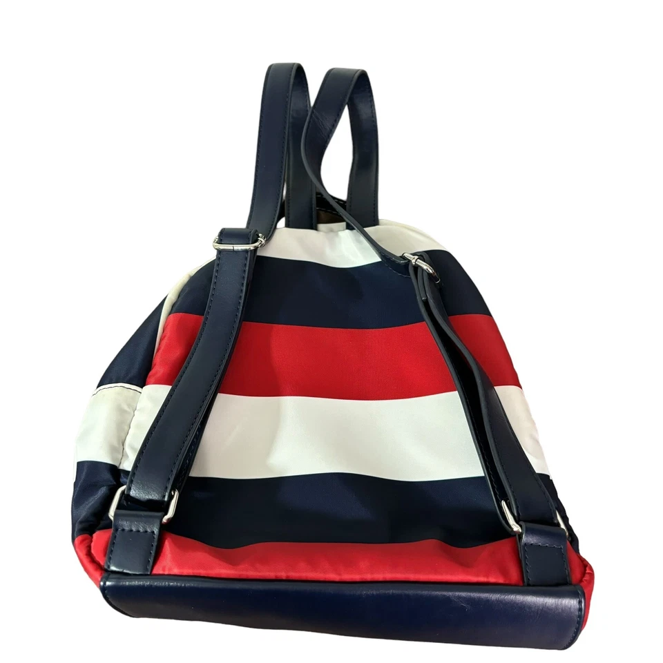 Tommy Hilfiger Mujer Julia Mochila Rugby Nylon Azul Marino/Blanco/Rojo Talla Única Foto 2 de 4