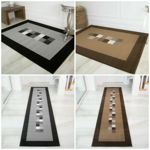 Modern Soft Quality Rugs Small Large Rug Cheap Geometric Area Mats Free Postage - Afbeelding 1 van 14