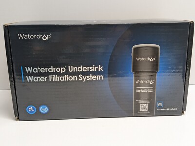 Waterdrop WD-RF10 Under Sink Water Filter System, Direct Connect to Faucet NIB