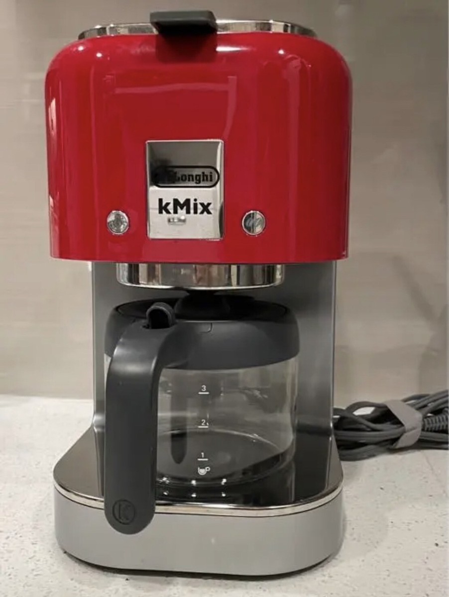 COX750J-RD DELONGHI KMIX Drip Coffee Maker Spicy Red with COX750J-RD DELONGHI KMIX Drip Coffee Maker Spicy Red with