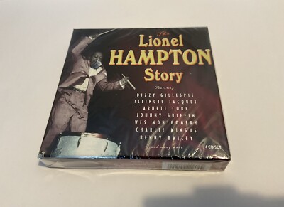 4 CD Set, Sealed, The Lionel Hampton Story, Includes 44 pg. Illustrated Booklet