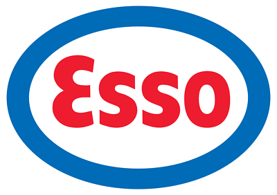 #ad Esso sticker logo gas fuel oil skate cell laptop bumper vinyl decal $3.99