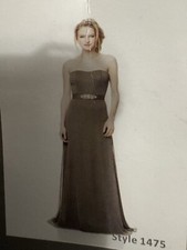 Strapless Black Evening Gown