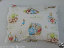 Peter Rabbit Pillowcase White Child Toddler Cot Size  100% Cotton