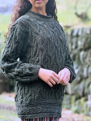 LS040 KNITTING PATTERN LADIES TUNIC 