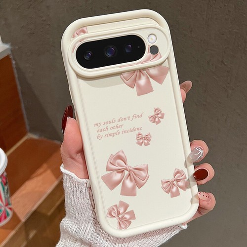 Girls Phone Case For Google Pixel 9 Pro XL 8 Pro 8A Silicone TPU Soft Pink Cover - Picture 25 of 27