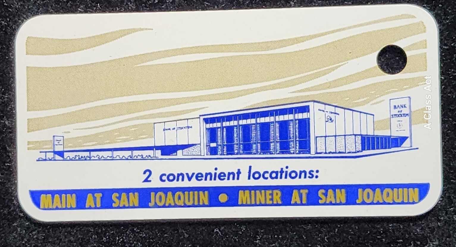 Bank of Stockton  Charge Card. Canceled. Princess size. Our cc2350