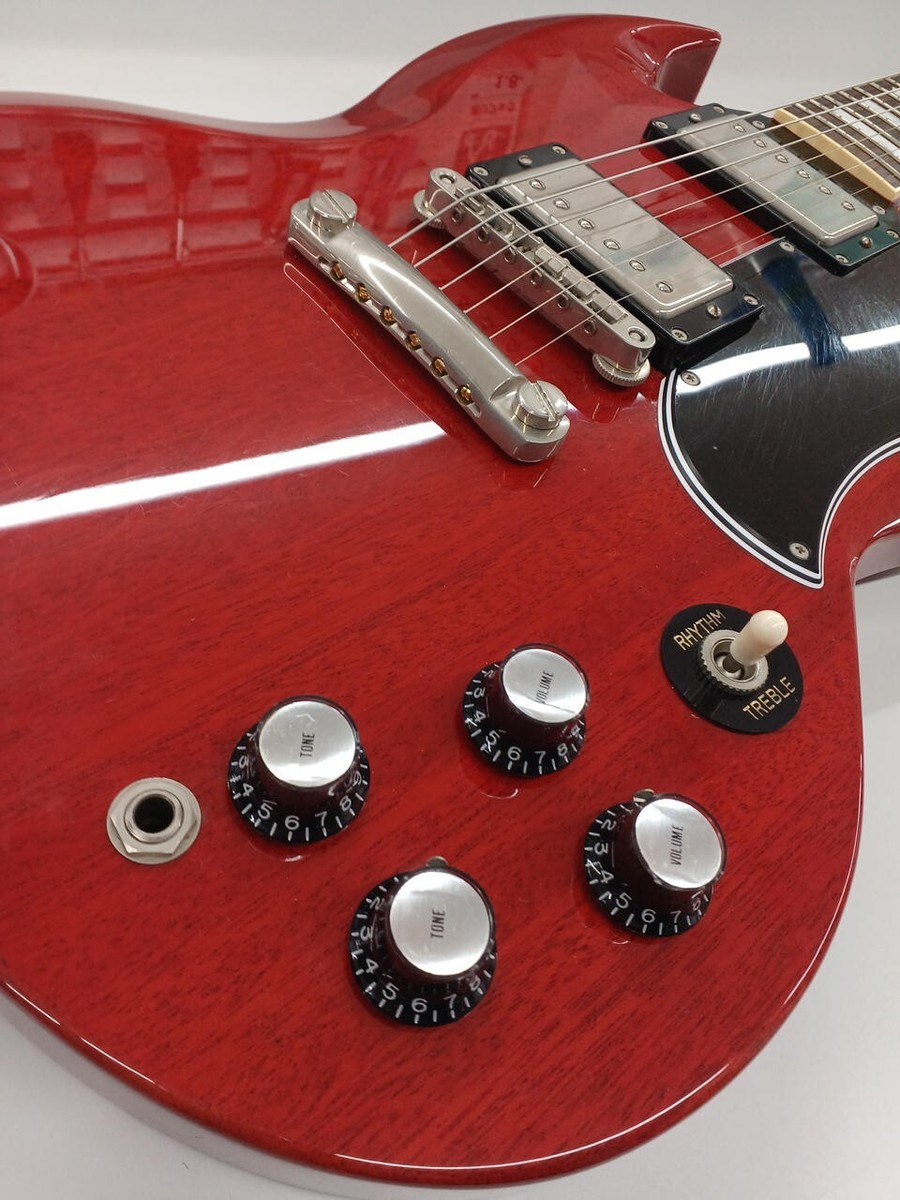 日本製 美品 Tokai SG-136 CH Cherry 2019 Tokai] SG136 Cherry Red Made in Japan SG Type Solid Body