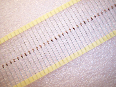 QTY (100) 0 Ohm 1/4W JUMPER METAL FILM RESISTORS ZERO Ohm FRJ50 DALE / VISHAY