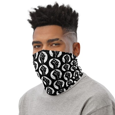 Download Black Lives Matter Small Fist BLM Protest Neck Gaiter Face ...
