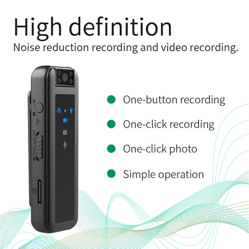 Pen Style Camcorder Persönliche Kamera Kleidung Clip Halter Schutzhülle für DVR - Bild 2 von 13