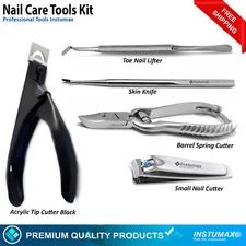 Chiropody Acrylic Tip Cutter Spring Action Cutter & Nail File Manicure Pedicure