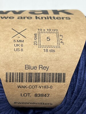 We Are Knitters Pima Cotton Ball 232 Yds 100g 100% Pima Yarn