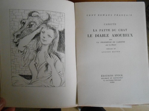 LE DIABLE AMOUREUX/ CAZOTTE / 1949/ EX 2749/ - Foto 2 di 2